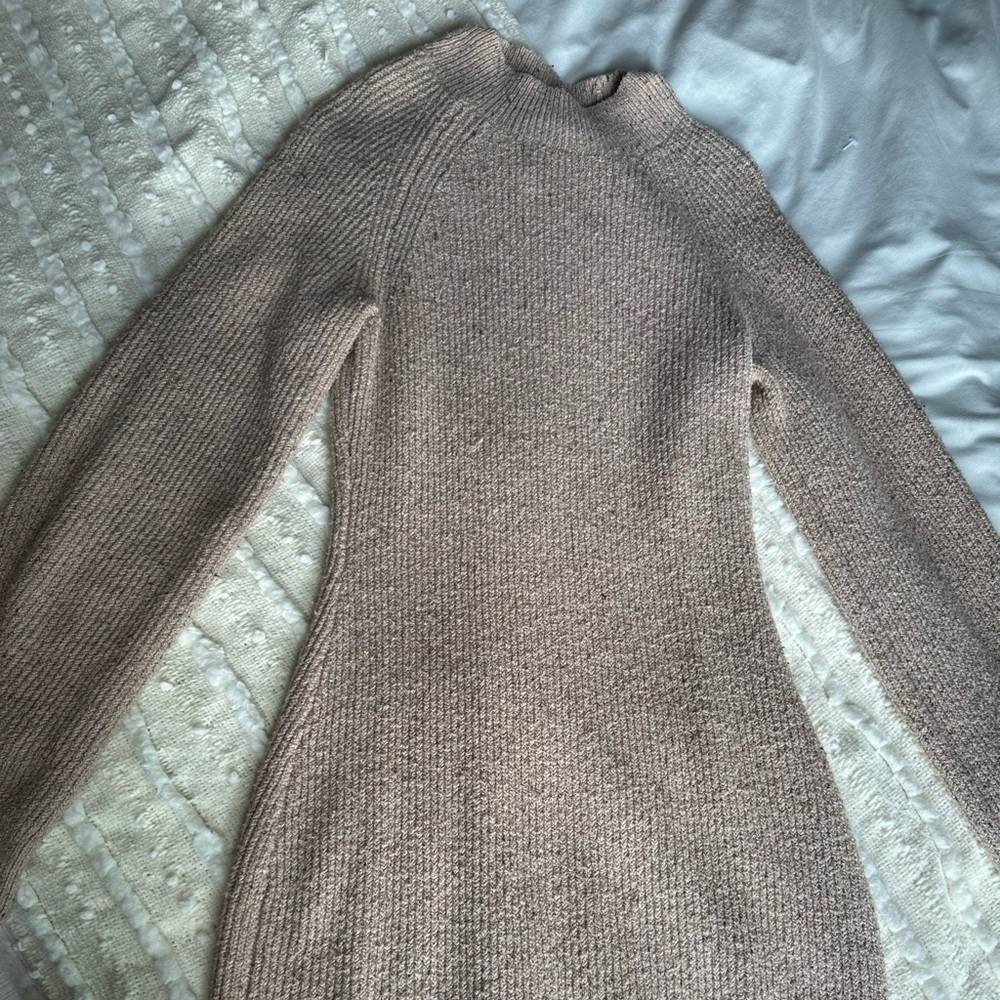 Brown Sweater Dress